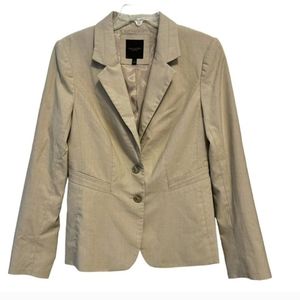 NWOT The Limited Stretch Button Close Brown Jacket